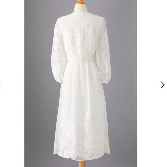 NWOT J.Peterman White Lace Dress - Picture 10 of 10